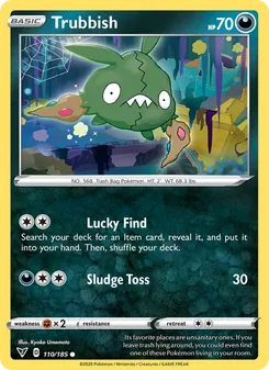 Trubbish card from Vivid Voltage, number 110/185