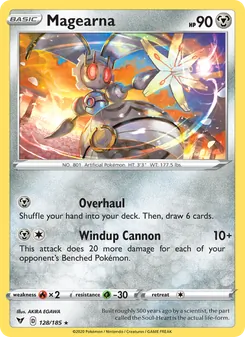 Magearna card from Vivid Voltage, number 128/185