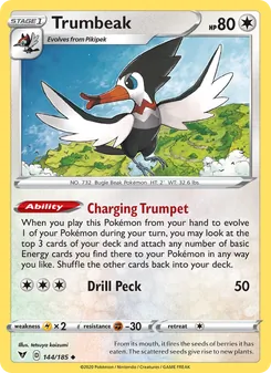 Trumbeak card from Vivid Voltage, number 144/185