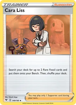 Cara Liss card from Vivid Voltage, number 149/185