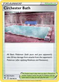 Circhester Bath card from Vivid Voltage, number 150/185