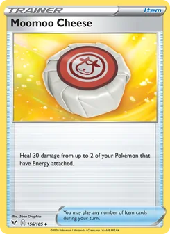 Moomoo Cheese card from Vivid Voltage, number 156/185