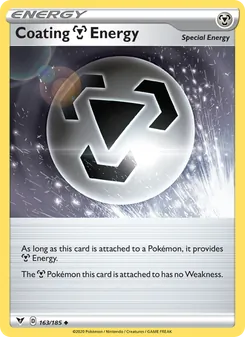 Coating Metal Energy card from Vivid Voltage, number 163/185