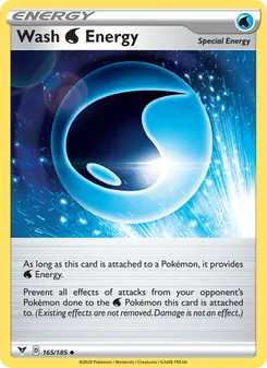Wash Water Energy card from Vivid Voltage, number 165/185