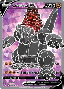 Coalossal V card from Vivid Voltage, number 173/185