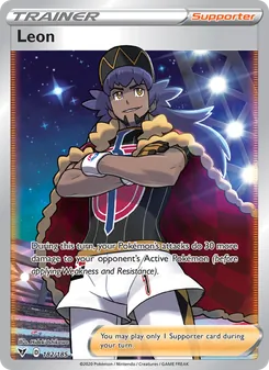 Leon card from Vivid Voltage, number 182/185