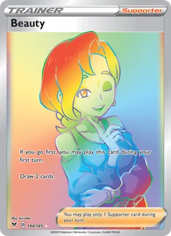 Beauty card from Vivid Voltage, number 194/185