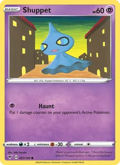 Shuppet card from Vivid Voltage, number 67/185