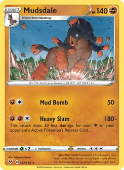 Mudsdale card from Vivid Voltage, number 97/185