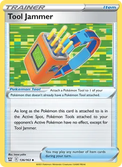 Tool Jammer card from Battle Styles, number 136/163