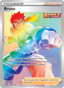 Bruno card from Battle Styles, number 172/163