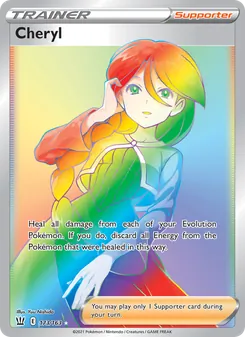 Cheryl card from Battle Styles, number 173/163