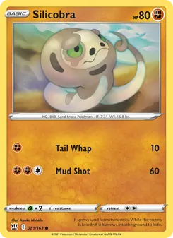 Silicobra card from Battle Styles, number 81/163