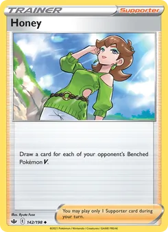 Honey card from Chilling Reign, number 142/198