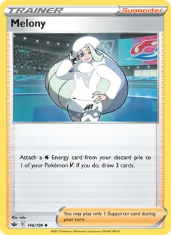 Melony card from Chilling Reign, number 146/198