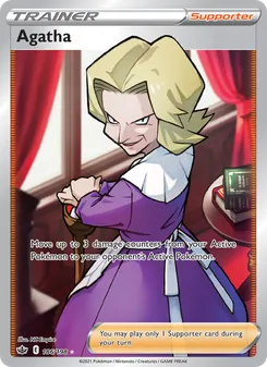 Agatha card from Chilling Reign, number 186/198