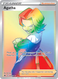 Agatha card from Chilling Reign, number 210/198