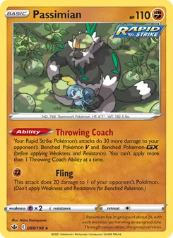 Passimian card from Chilling Reign, number 88/198