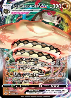 Sandaconda VMAX card from Chilling Reign, number 90/198