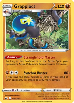 Grapploct card from Chilling Reign, number 92/198