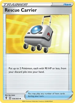 Rescue Carrier card from Evolving Skies, number 154/203