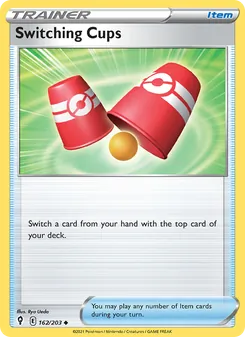 Switching Cups card from Evolving Skies, number 162/203