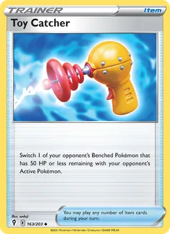 Toy Catcher card from Evolving Skies, number 163/203