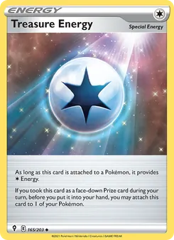 Treasure Energy card from Evolving Skies, number 165/203