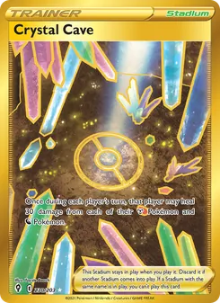 Crystal Cave card from Evolving Skies, number 230/203
