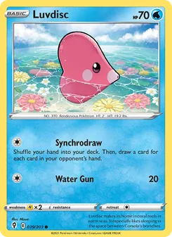 Luvdisc card from Evolving Skies, number 39/203