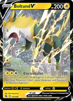 Boltund V card from Fusion Strike, number 103/264