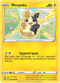 Morpeko card from Fusion Strike, number 109/264