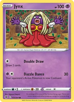 Jynx card from Fusion Strike, number 112/264