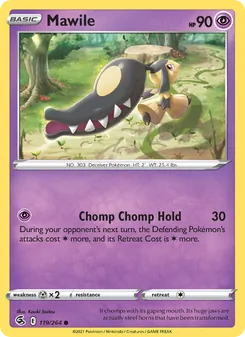 Mawile card from Fusion Strike, number 119/264