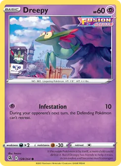 Dreepy card from Fusion Strike, number 128/264