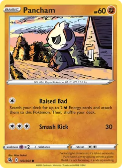 Pancham card from Fusion Strike, number 149/264