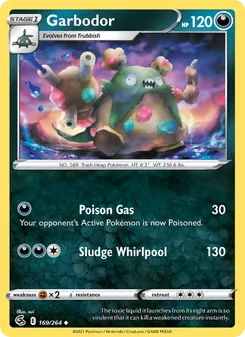 Garbodor card from Fusion Strike, number 169/264