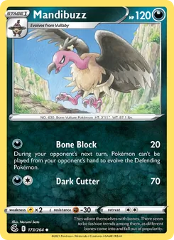 Mandibuzz card from Fusion Strike, number 173/264