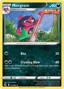 Morgrem card from Fusion Strike, number 177/264