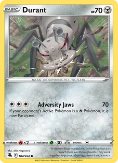 Durant card from Fusion Strike, number 184/264