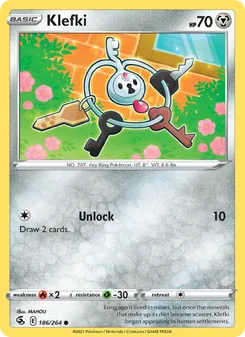 Klefki card from Fusion Strike, number 186/264