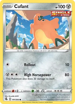 Cufant card from Fusion Strike, number 191/264