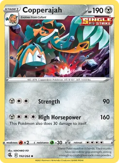 Copperajah card from Fusion Strike, number 192/264