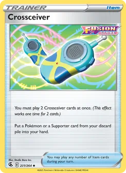 Crossceiver card from Fusion Strike, number 231/264