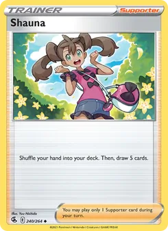 Shauna card from Fusion Strike, number 240/264