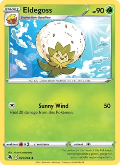 Eldegoss card from Fusion Strike, number 25/264