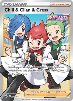 Chili & Cilan & Cress card from Fusion Strike, number 258/264