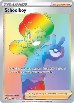 Schoolboy card from Fusion Strike, number 276/264