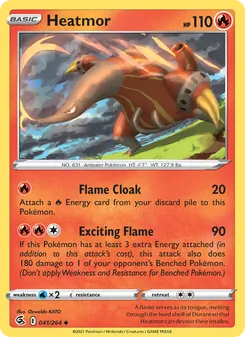 Heatmor card from Fusion Strike, number 41/264