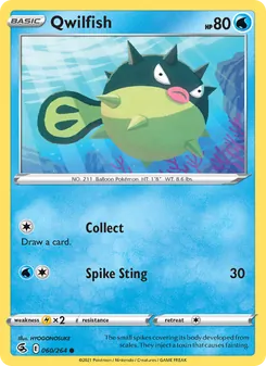 Qwilfish card from Fusion Strike, number 60/264
